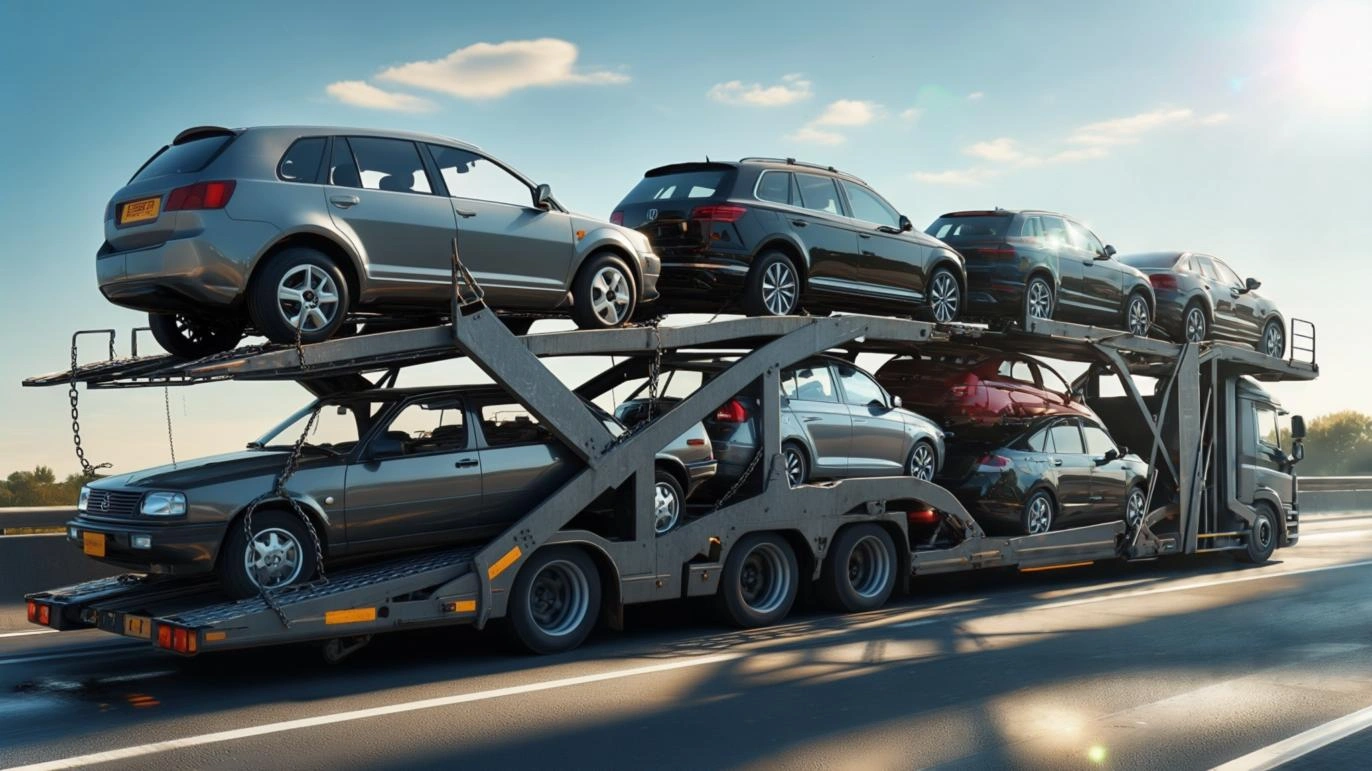 Open Trailer Vehicle Transport